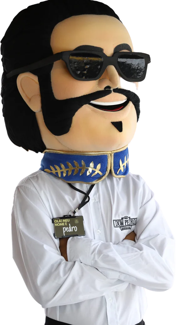 O Cabeção, mascote do Dom Pedro